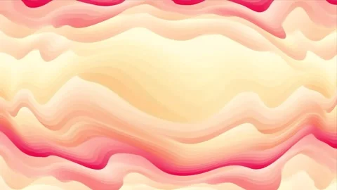 Abstract Background with Wavy Lines and Pastel Colors Stock Footage 284408227