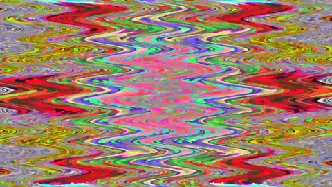 Abstract background with wavy lines and vibrant colors Stock Footage 318799106