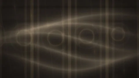 Abstract background with wavy lines and circles Stock-Footage 330922290