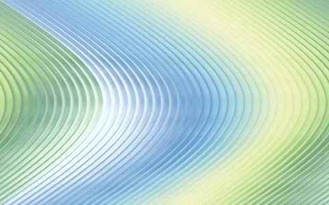 Abstract background with wavy lines in blue and green gradient 스톡 일러스트