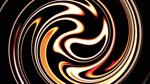 Abstract background with wavy lines forming a spiral pattern. Vídeos de archivo 301591693