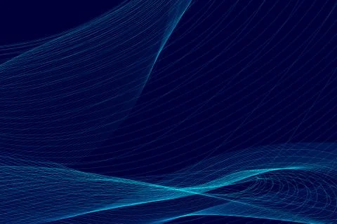 Abstract background with wavy lines Stock Illustration