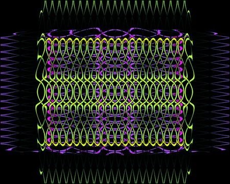 Abstract background of wavy lines. Stock Illustration