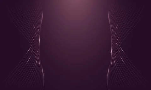 Abstract background with wavy lines with shine Stock Illustration