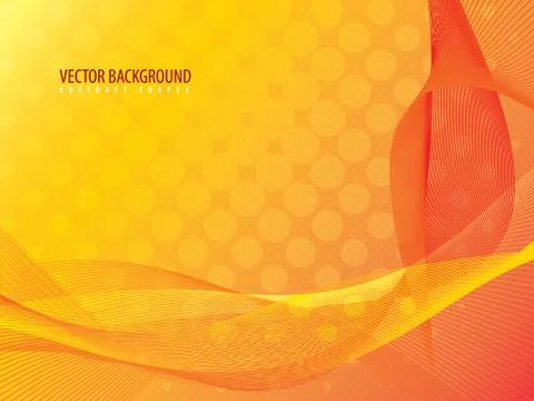 Abstract background with wavy lines vector Stock Illustration