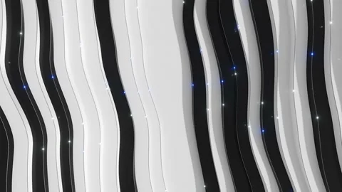 Abstract background from a wavy stepped surface. White and black steps. Abstract Stock Footage 149590361