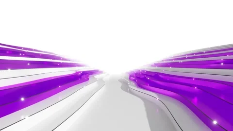 Abstract background from a wavy stepped surface. White and purple steps Stock Footage 149590520