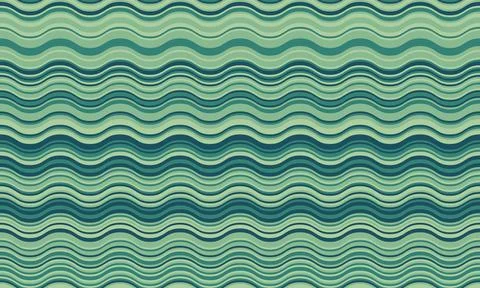 Abstract background with wavy stripes in vibrant colors, creating a rippled.. 스톡 일러스트