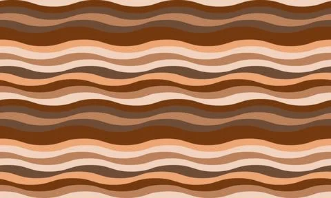 Abstract background with wavy stripes in vibrant colors, creating a rippled.. 스톡 일러스트
