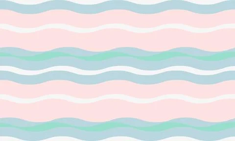Abstract background with wavy stripes in vibrant colors, creating a rippled.. Stock Illustration