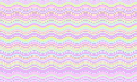 Abstract background with wavy stripes in vibrant colors, creating a rippled.. Stock Illustration