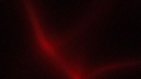 Abstract background with wavy surface made of red dots on black. Grunge hal.. Stock Footage 247902761