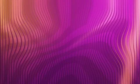 Abstract Background with Wavy Vertical Slat Texture and Magenta Purple Grad.. Stock Illustration
