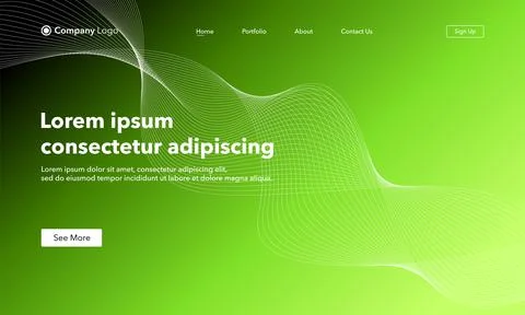 Abstract background website Landing Page. Template for websites, or apps. Mod Stock Illustration