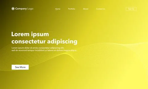 Abstract background website Landing Page. Template for websites, or apps. Mod Stock Illustration