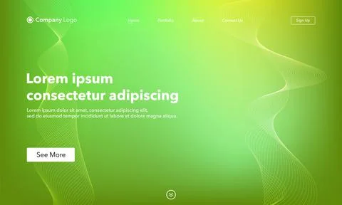 Abstract background website Landing Page. Template for websites, or apps. Mod Stock Illustration