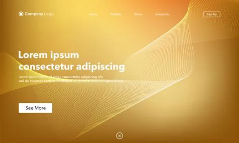 Abstract background website Landing Page. Template for websites, or apps. Mod Stockillustratie