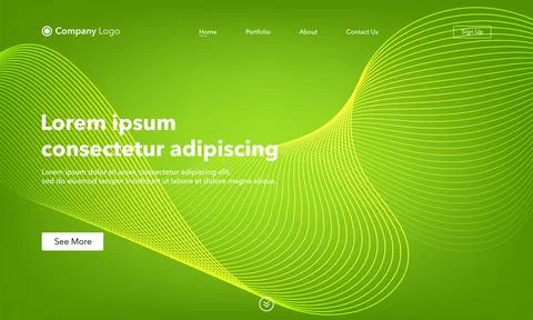Abstract background website Landing Page. Template for websites, or apps. Mod Stock Illustration