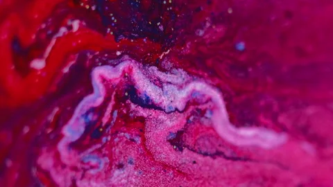 Abstract background wet glitter red purple dye Stock Footage 280632820