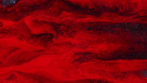 Abstract background wet paint glitter burgundy Video stock 282416830