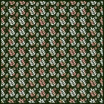 Abstract background with wheat spikes patterns Stock Illustration