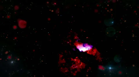 Abstract Background whit Particles Stock Footage 64276425