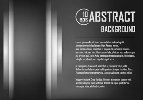 Abstract background of white and black origami paper. Vector illustration Stock Illustration