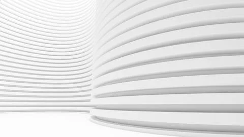 Abstract background white arch structure,curved structure,3d rendering Fotos de archivo