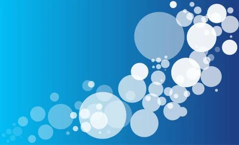 Abstract background with white bokeh effect. Template of lights for greeting Stock Illustration