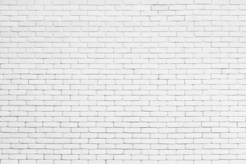 Abstract background from white brick pattern wall. Brickwork texture surface Stock Photos