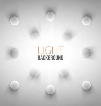 Abstract background with white circles Stock Illustration