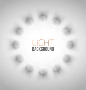 Abstract background with white circles Stock Illustration