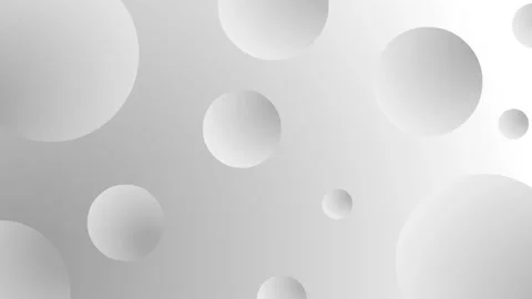 Abstract background with white circles seamless animated loop. Stock Footage 311123274