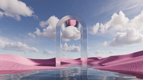 Abstract background of white clouds floating in the blue sky Stock Footage 247416081