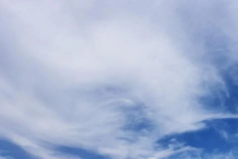 Abstract background of white clouds in the sky. Stock Photos