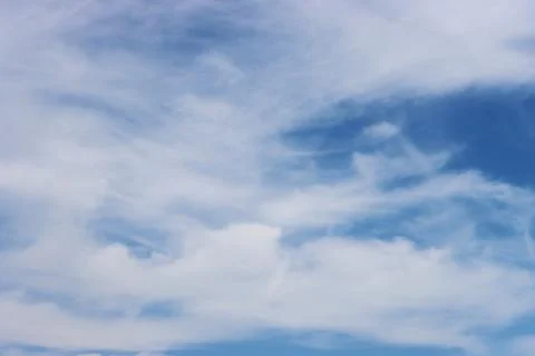 Abstract background of white clouds in the sky. 写真素材