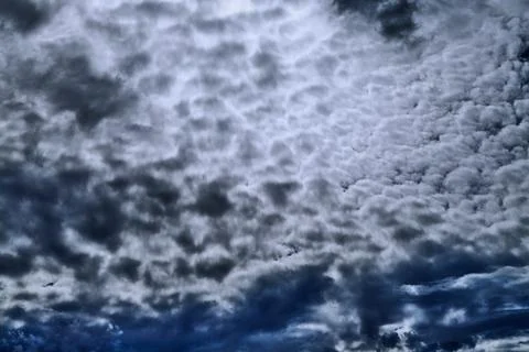 Abstract background of white clouds in the sky, oft clouds; sky backdrop; art Foto stock