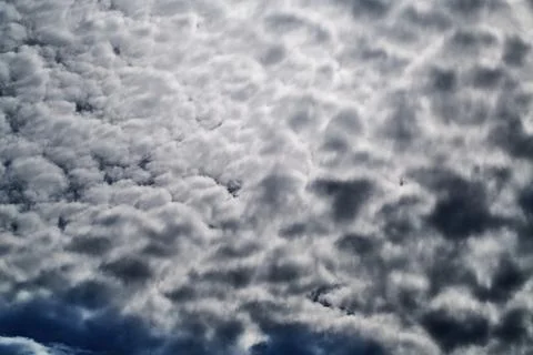 Abstract background of white clouds in the sky, blur, blurred background Stock Photos
