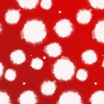 Abstract background - white dots on red Stock Illustration