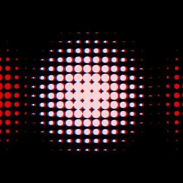Abstract background with white dots in retro style. the glitch effect Stock Photos