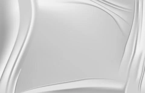 Abstract background of white folded fabric wave texture Illustrazione stock