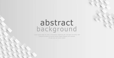 Abstract background white - gray rectangles, place for advertising text - Vec Stock Illustration