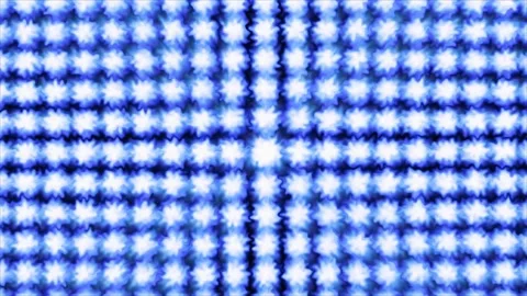 Abstract background from a white grid of circles with blue edges. Stock Footage 277423434