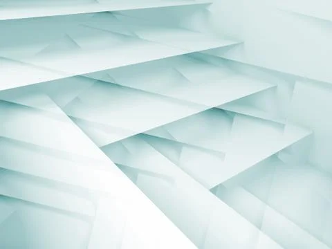 Abstract background with white layered structures Stock Illustration