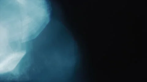 Abstract background - white lens flare with blue edges on dark background 動画素材 144757323