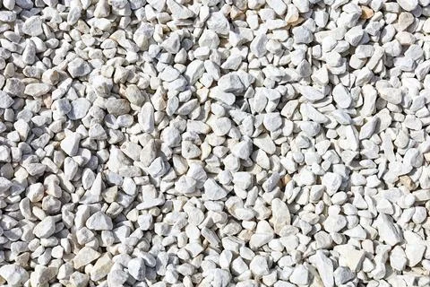 Abstract background of white marble pebbles Stock Photos