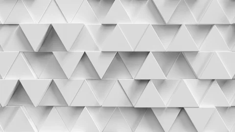 Abstract background with white moving triangle shapes. Motion design pattern. Stock Footage 123423798