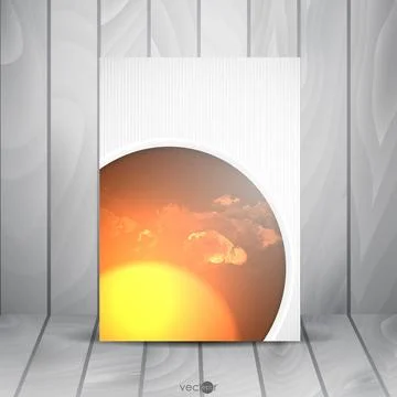 Abstract Background With White Paper Circles Abstract Background With Whit... Stock Photos