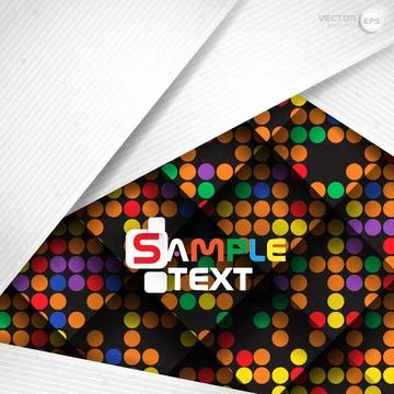 Abstract Background With White Paper Layers Abstract Background With White... Stock Photos