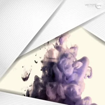 Abstract Background With White Paper Layers Abstract Background With White... Stock Photos
